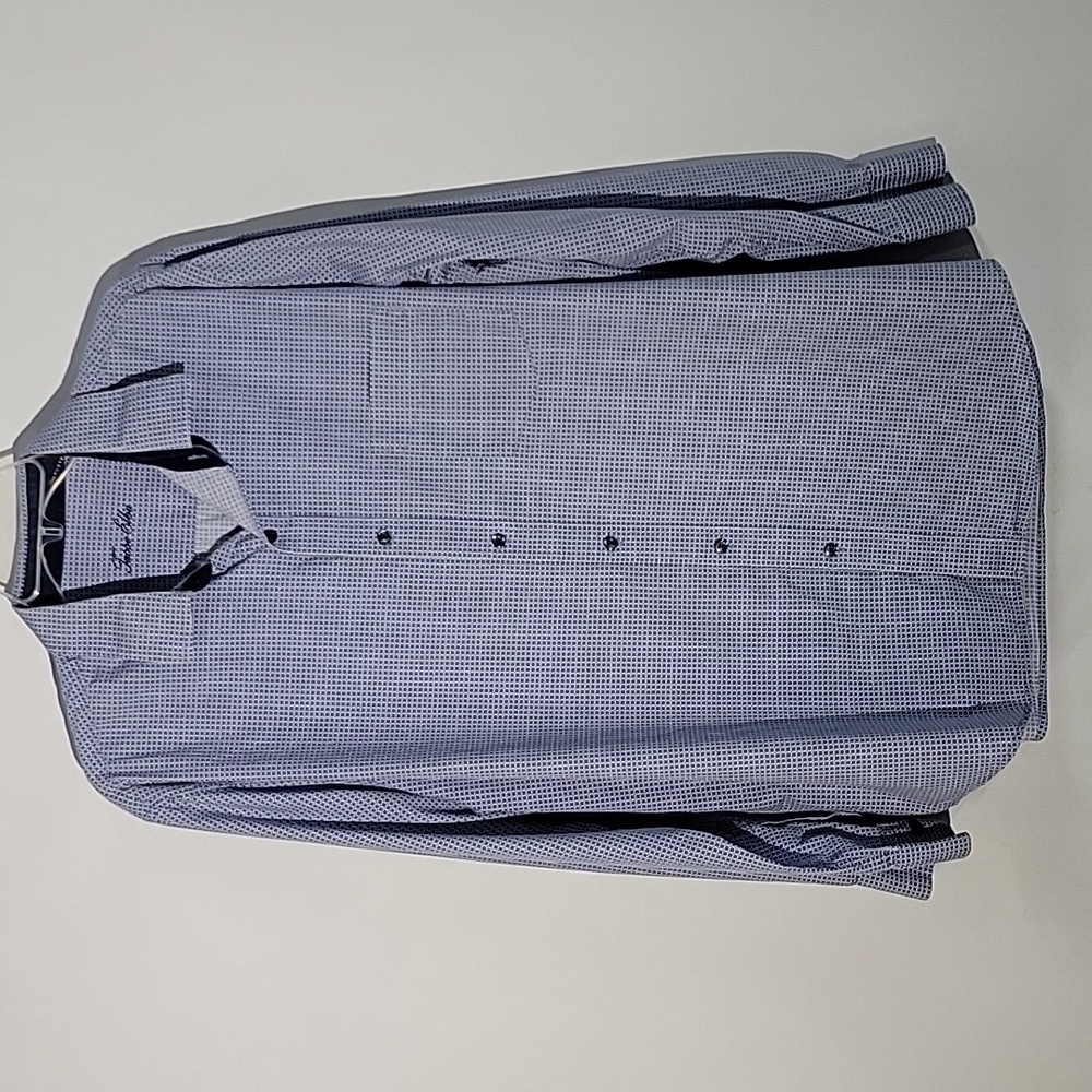 Tasso Elba Men's Long-Sleeved Button-Down Shirt, Size XL